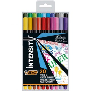 Bic Cienkopis Bic Intensity FINE, mix 20kol. (1011728)