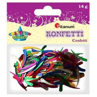 Titanum Konfetti Titanum Craft-Fun Series Kość słoniowa mix kolorów