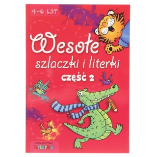 Literka Książka dla dzieci Literka Wesołe szlaczki i literki część 2