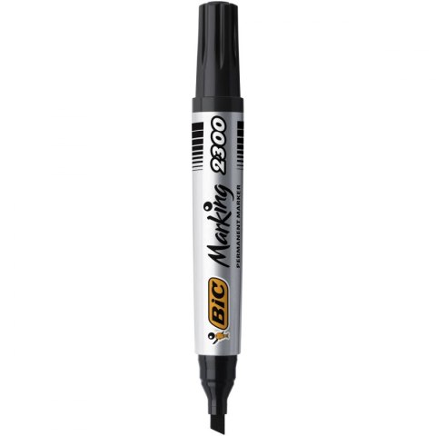 Bic Marker permanentny Bic Marking 2300, czarny 3,7-5,5mm ścięta końcówka (8209263)