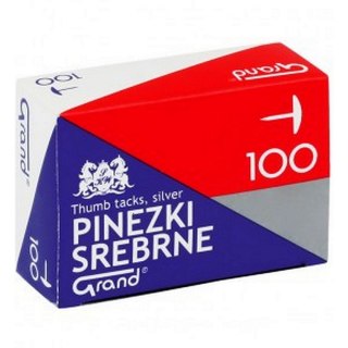 Grand Pinezki Grand kolor: srebrny 100 szt (S100)