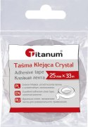 Titanum Taśma biurowa Titanum Crystal 25mm 33m