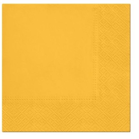 Paw Serwetki żółty bibuła [mm:] 330x330 Paw (SDL110301)