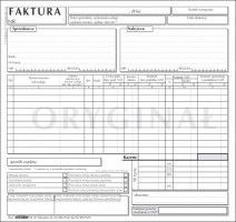 Stolgraf Druk samokopiujący faktura 2/3 A4 (1+1) uniwersalna 2/3 A4 100k. Stolgraf (F19)