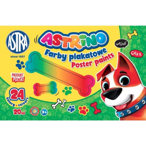 Astra Farby plakatowe Astra kolor: mix 20ml 24 kolor. (303221005)