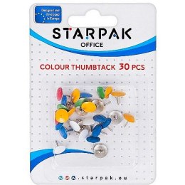 Starpak Pinezki Starpak Office kolor: mix 30 szt (149874)