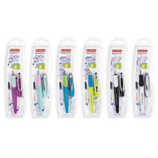 Herlitz Pióro wieczne My Pen dla leworęcznych biało-czarne 10999795 Herlitz (300002939)