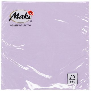 Pol-mak Serwetki Pol-mak lawendowy papier [mm:] 330x330 (45)