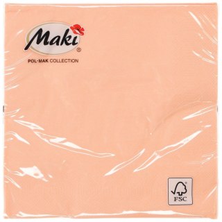 Pol-mak Serwetki Pol-mak łososiowy papier [mm:] 330x330 (15)