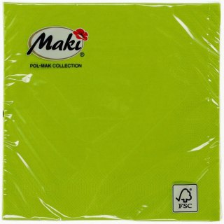 Pol-mak Serwetki Pol-mak zielony papier [mm:] 330x330 (26)