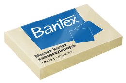 Bantex Notes samoprzylepny Bantex żółty 100k [mm:] 50x75 (400086385)