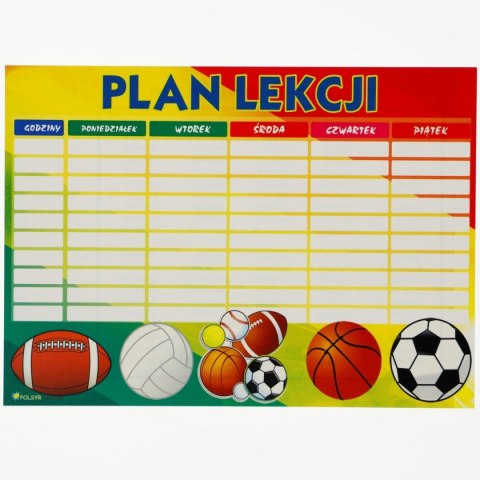 Polsyr Plan lekcji Polsyr A5