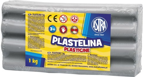 Astra Plastelina Astra 1 kol. popielata 1000g (303111023)