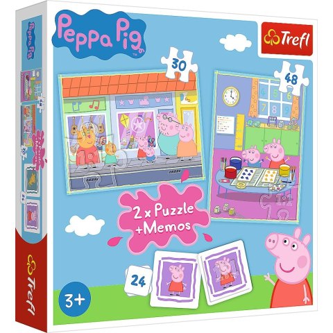 Trefl Puzzle Trefl Peppa 2w1 el. (90600)