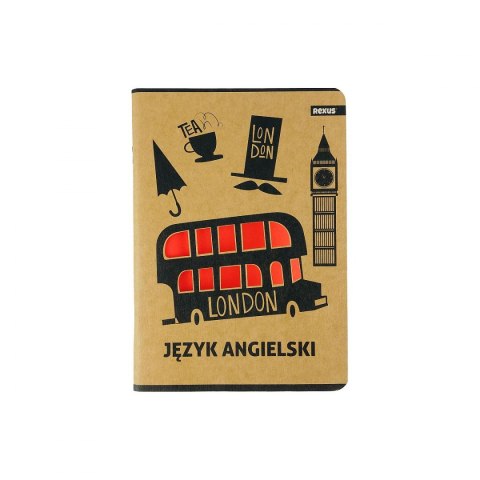 Beniamin Zeszyt Beniamin Kraft Liner angielski A5 58k. 70g krata [mm:] 147x209 (8386)