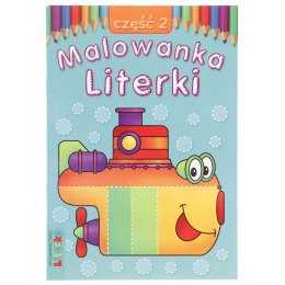 Literka Książeczka edukacyjna Malowanka - Literki część 2 Literka