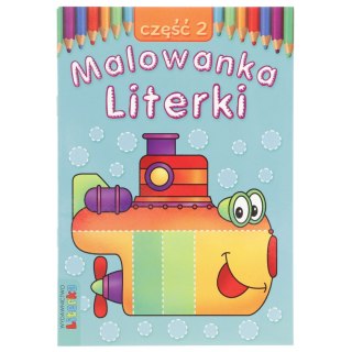 Literka Książeczka edukacyjna Literka Malowanka - Literki część 2