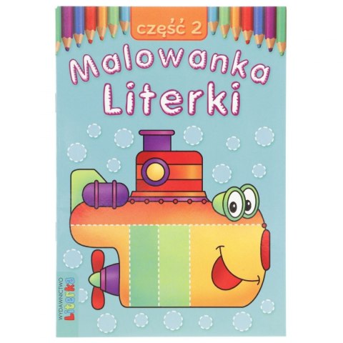 Literka Książeczka edukacyjna Literka Malowanka - Literki część 2