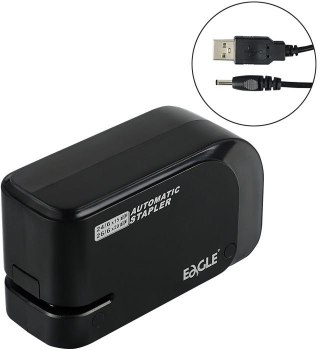 Eagle Zszywacz elektryczny Eagle Elektryczny EG-1610USB czarny 15k. metalowo-plastikowy (110-1701)