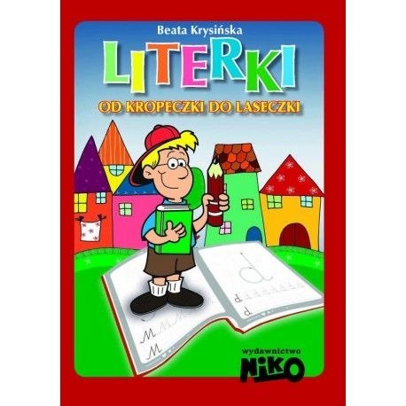 Książeczka edukacyjna Literki od kropeczki do laseczki Książeczka edukacyjna Literki od kropeczki do laseczki