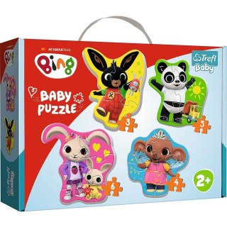 Trefl Puzzle Trefl puzzle baby classic Bing i przyjaciele 3, 4, 5, 6 el. (36085)