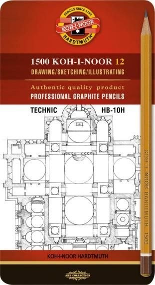 Koh-I-Noor Ołówek Koh-I-Noor 1502/I (różne)