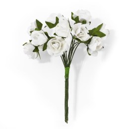 Galeria Papieru Ozdoba papierowa Galeria Papieru kwiaty róże białe (252004)