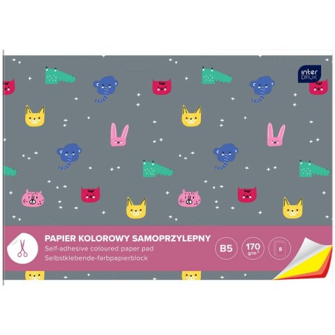 Interdruk Zeszyt papierów kolorowych B5 170g 8k Interdruk (ZEPKB5SP)