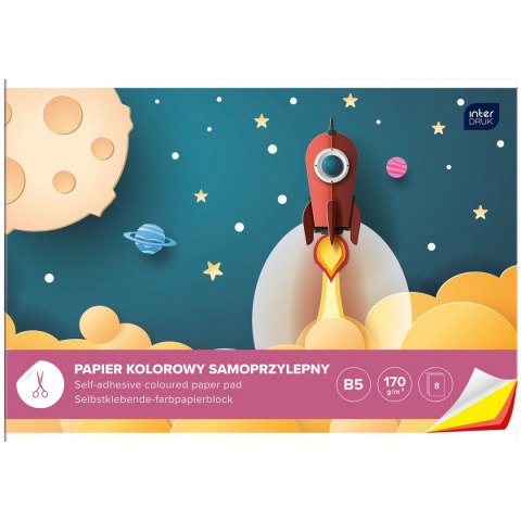 Interdruk Zeszyt papierów kolorowych B5 170g 8k Interdruk (ZEPKB5SP)