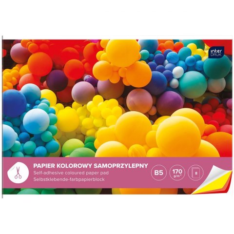 Interdruk Zeszyt papierów kolorowych B5 170g 8k Interdruk (ZEPKB5SP)