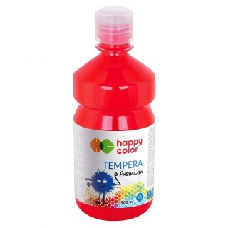 Happy Color Farba tempera Happy Color kolor: czerwony 500ml 1 kolor. (3310)