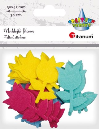 Titanum Naklejka (nalepka) Titanum Craft-Fun Series filcowe kwiaty (5007A)