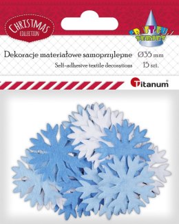 Titanum Ozdoba materiałowa Titanum Craft-Fun Series Śnieżynki (MTCR-BY390)