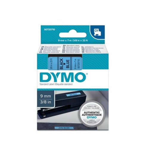 Dymo Taśma Dymo D1 9mm x 7m niebieska/czarny nadruk