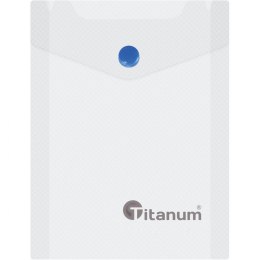 Titanum Teczka kopertowa PP Titanum A6 pionowa biała transparentna (TKV6CL)
