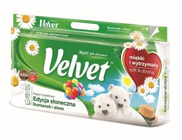 Velvet Papier toaletowy Velvet Naturalnie Pielęgnujący Rumianek A8 kolor: biały 8 szt