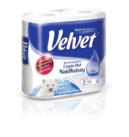 Velvet Ręcznik rolka Velvet Czysta Biel Najdłuższy kolor: biały