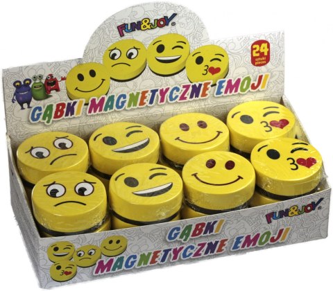 Fun&Joy Ścieracz do tablicy Fun&Joy magnetyczna (EMOJI)