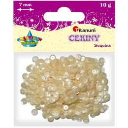 Titanum Cekiny Titanum Craft-Fun Series Okrągłe matowe perłowe