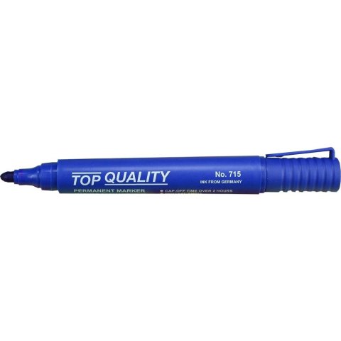 Titanum Marker permanentny Top Quality okrągła końcówka 2 mm niebieski Titanum Marker permanentny Top Quality okrągła końcówka 2 mm niebieski