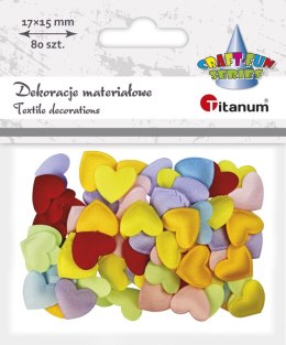 Titanum Ozdoba materiałowa Titanum Craft-Fun Series serca (BY002)