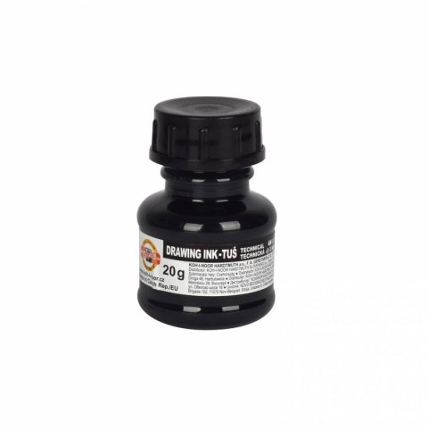 Koh-I-Noor Tusz kreślarski Koh-I-Noor kolor: czarny 20ml (141722)