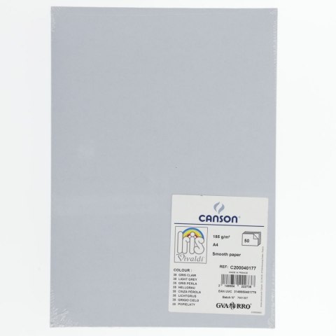 Canson Brystol Canson A4 szary 185g 50k (200040177)