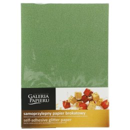 Galeria Papieru Etykieta samoprzylepna brokatowy zielony A4 zielony Galeria Papieru (254014)