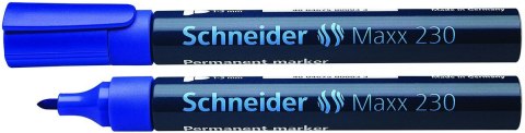 Schneider Marker permanentny Schneider Maxx 130, niebieski 1,0-3,0mm okrągła końcówka (SR123003)