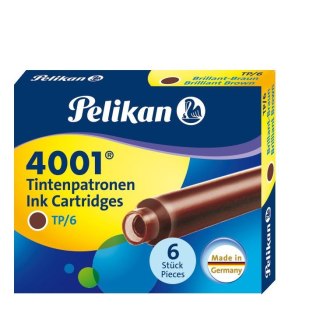 Pelikan Naboje krótkie Pelikan TP/6 brązowe 311928 brązowy (100435996)