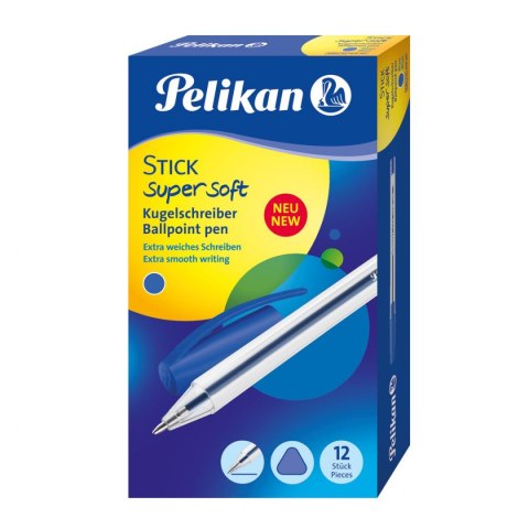 Pelikan Długopis Pelikan super soft Stick niebieski 1,0mm (601467)