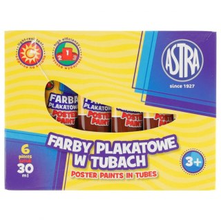 Astra Farby plakatowe Astra kolor: brązowa 30ml 1 kolor.