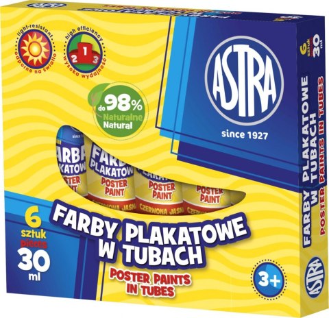 Astra Farby plakatowe Astra kolor: brązowa 30ml 1 kolor.