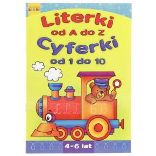 Literka Książka dla dzieci Literka Literki od A do Z. Cyferki od 1 do 10.